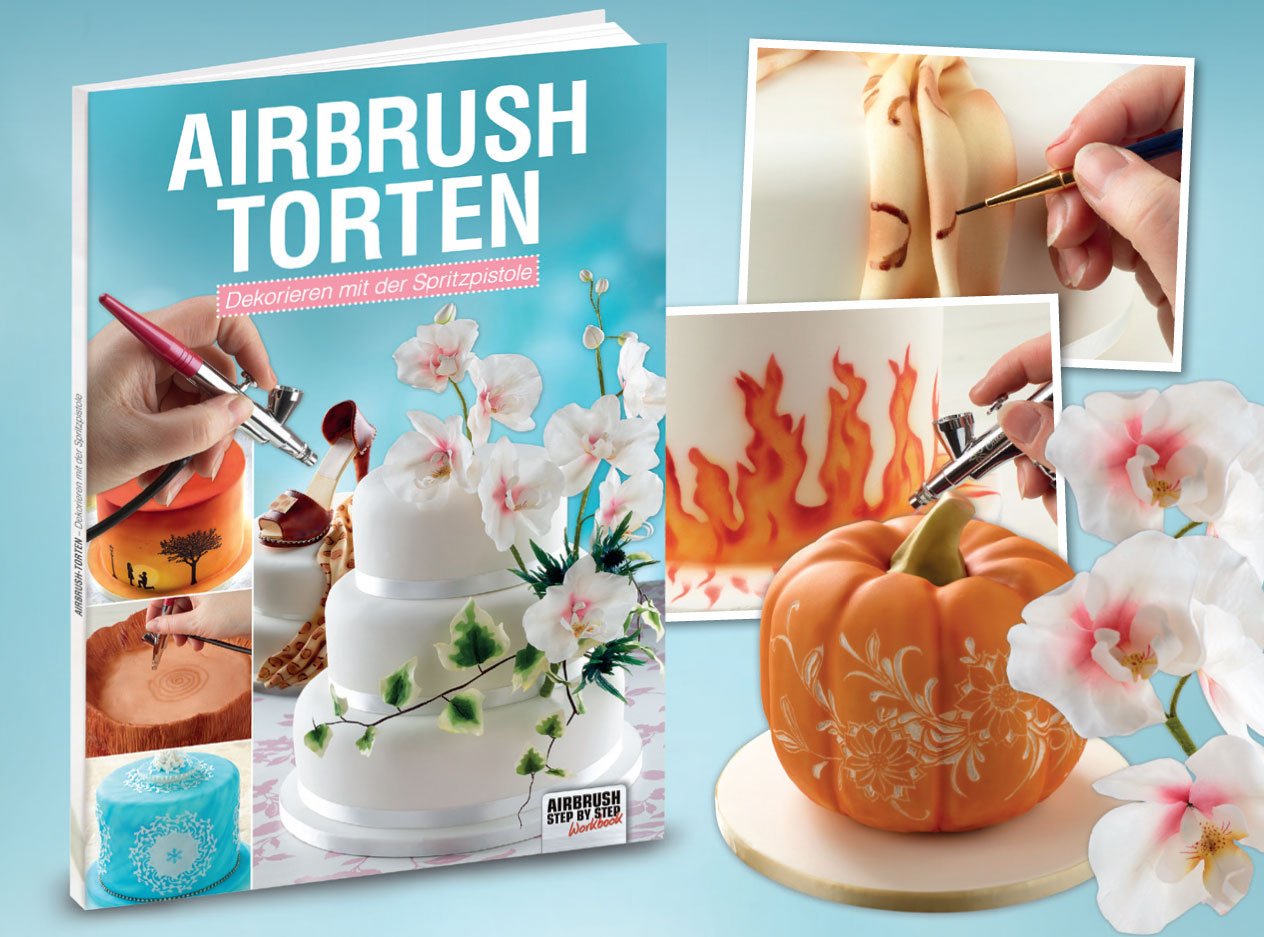 Jetzt neu: Airbrush-Torten. Dekorieren mit der Spritzpistole