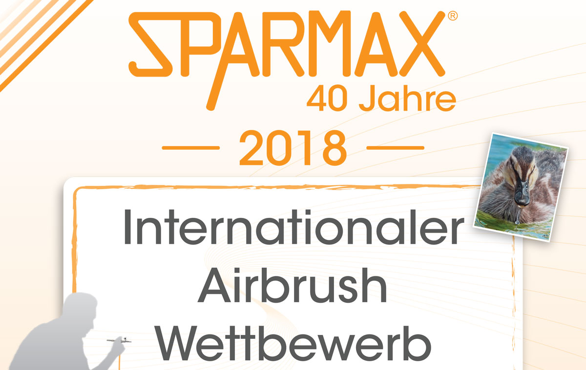 Sparmax lädt ein zum Internationalen Airbrush Wettbewerb 2018