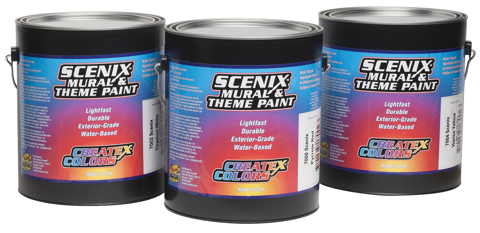 Createx Scenix Mural & Theme Paint: Resistent gegen Sonne, Regen und Lösemittel