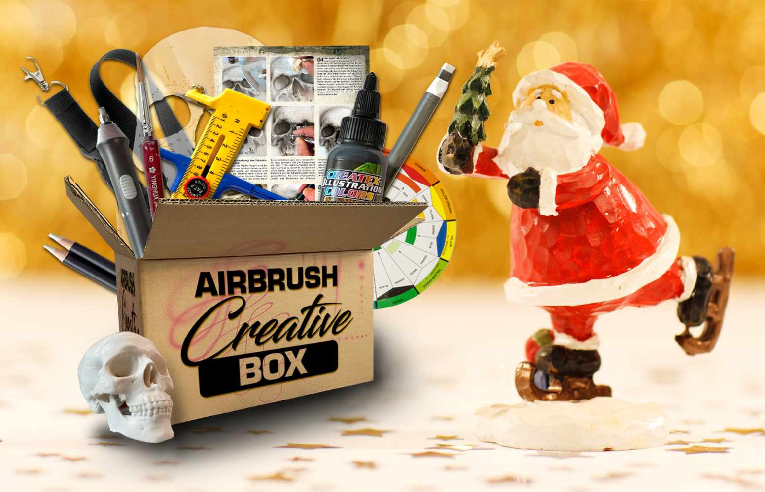 DAS Weihnachtsgeschenk 2021: Die Airbrush Creative Box