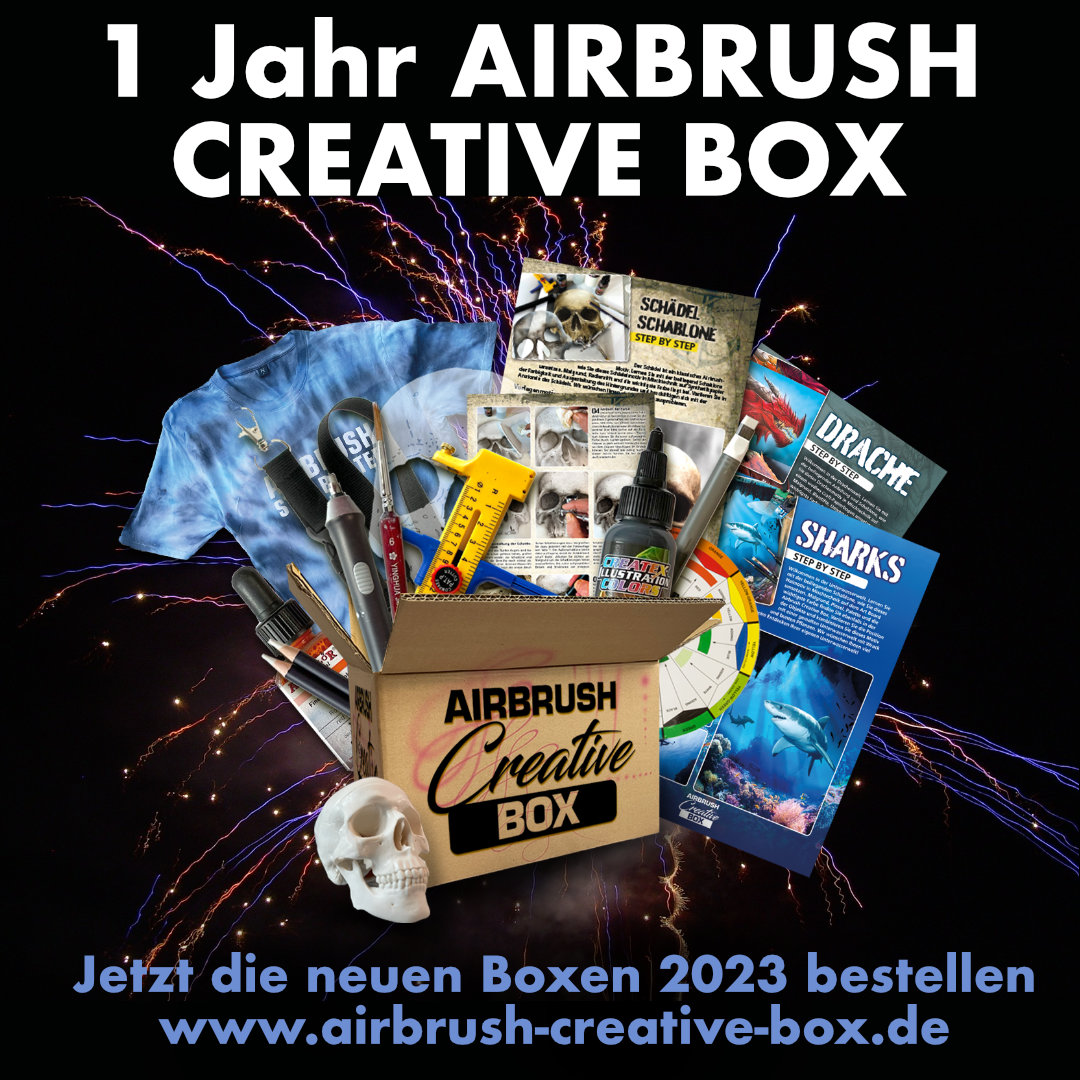 Airbrush Creative Box: Wilder Start ins neue Jahr