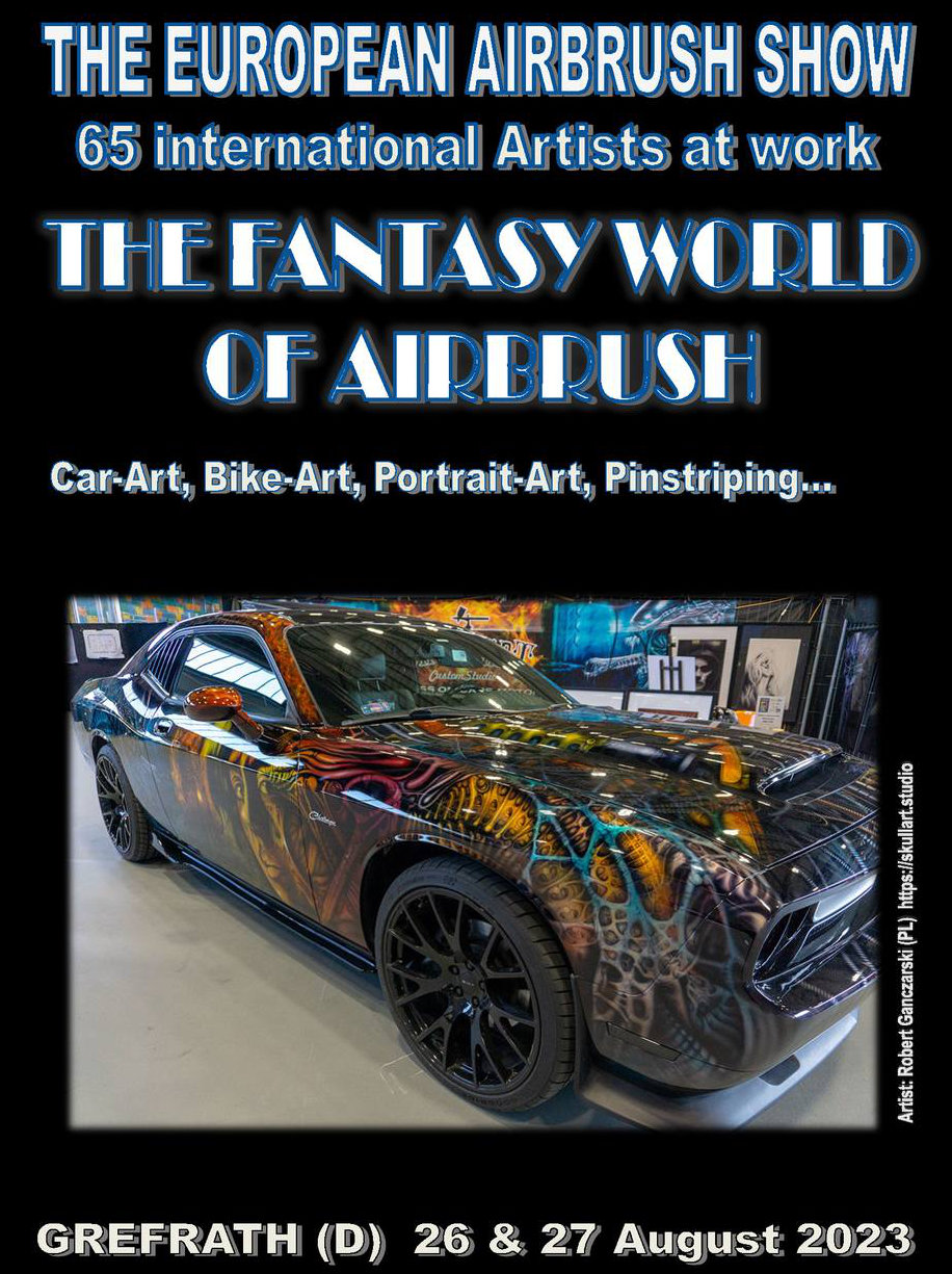 Jetzt anmelden: Die Fantasy World of Airbrush in Grefrath am 26./27. August 2023