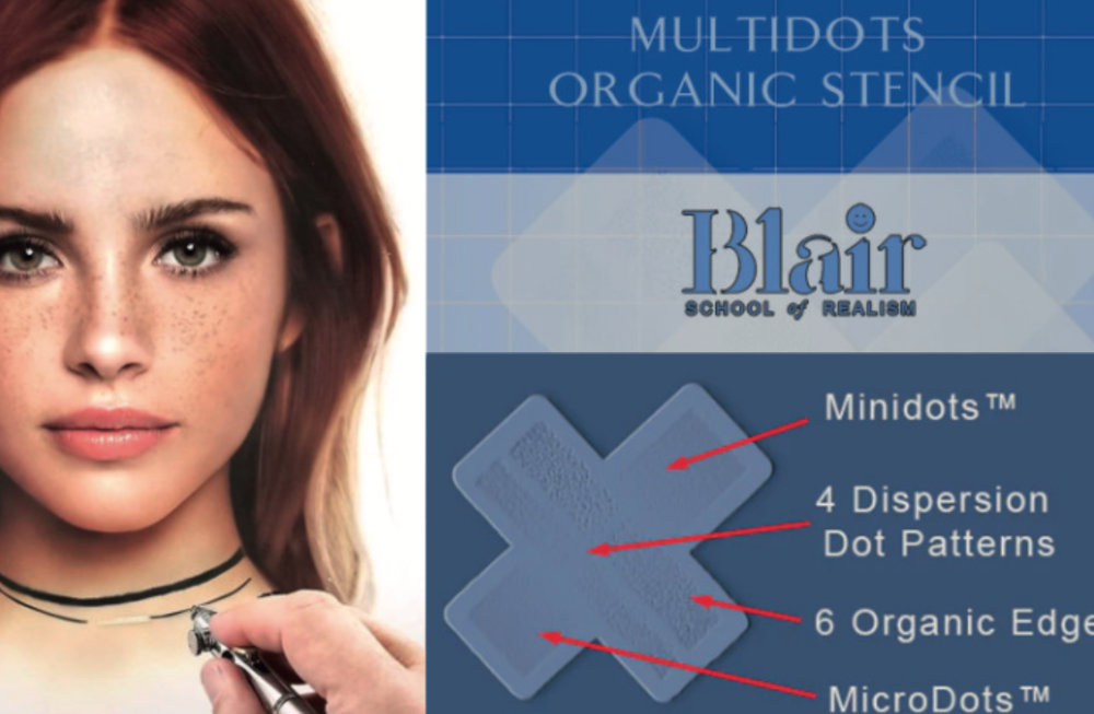Multi-Dots: Die neue 6-in-1-Texturschablone von Dru Blair